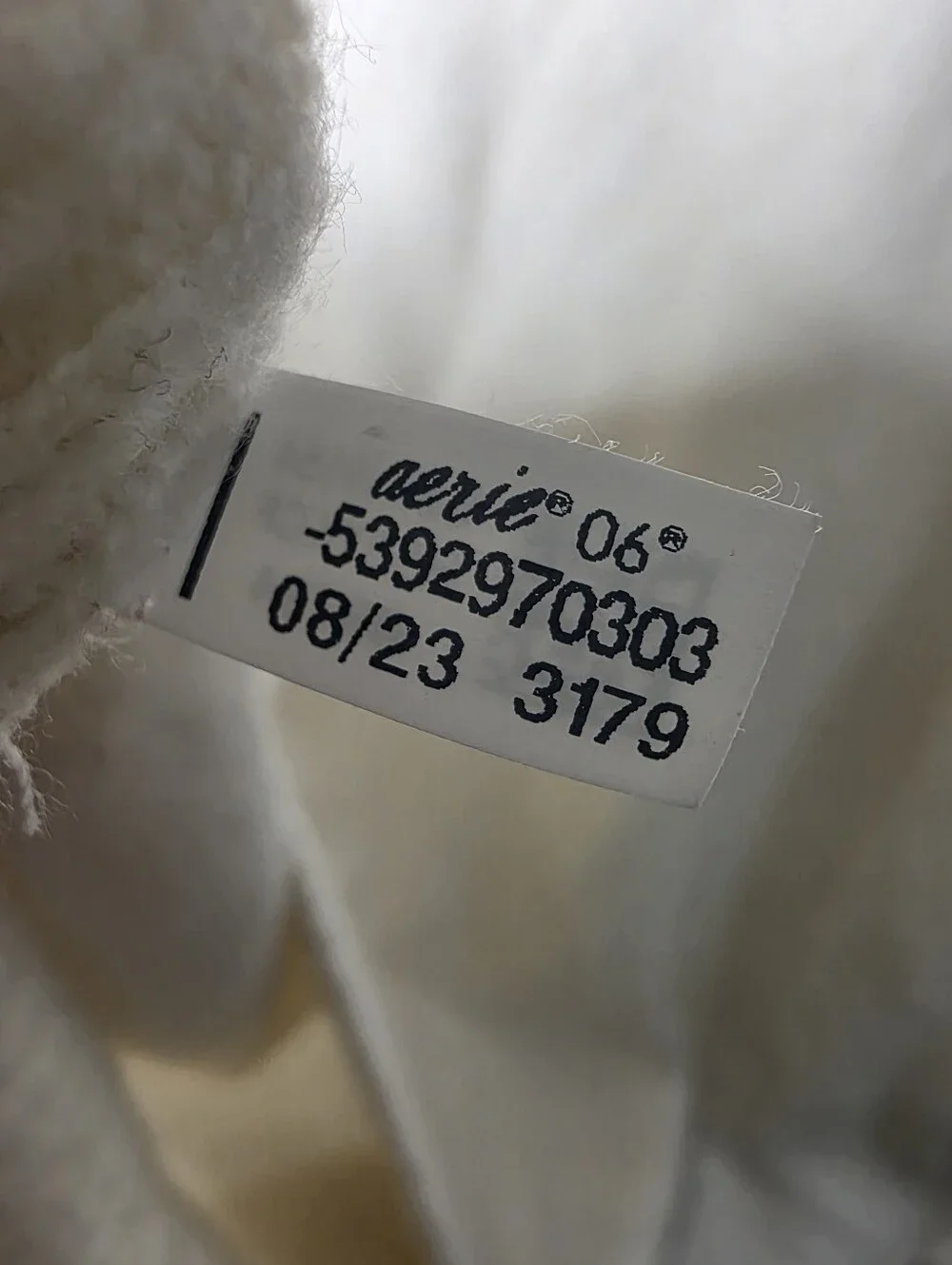 Aerie Women's Cream Crewneck Pullover Oversized Baggy Sweater Size Small